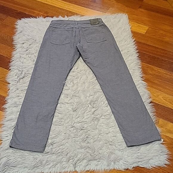 Brax Cooper fancy regular fit gray polyester, viscoe stretch pants - Picture 6 of 8